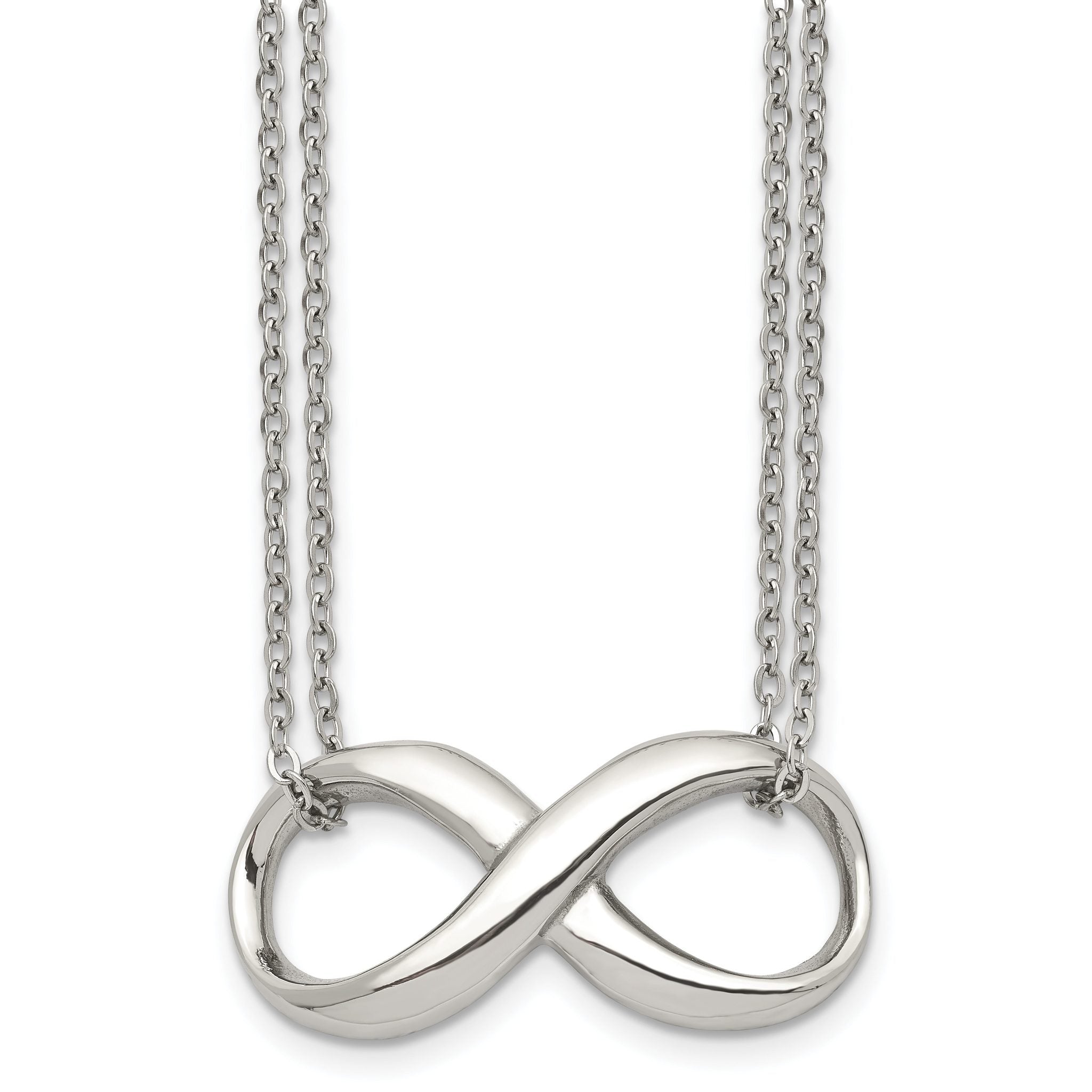 Infinity Symbol Necklace in Stainless Steel