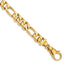 14K Yellow Gold Fancy Chain Necklace 10.9mm