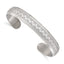 Stainless Steel Polished & Laser-cut Hearts Cuff Bangle Bracelet for Women