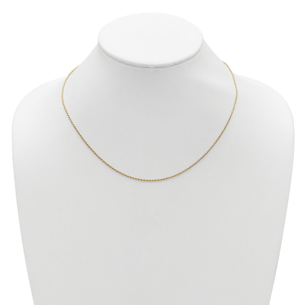 Diamond-Cut Rope Chain in Gold-Plated Sterling Silver