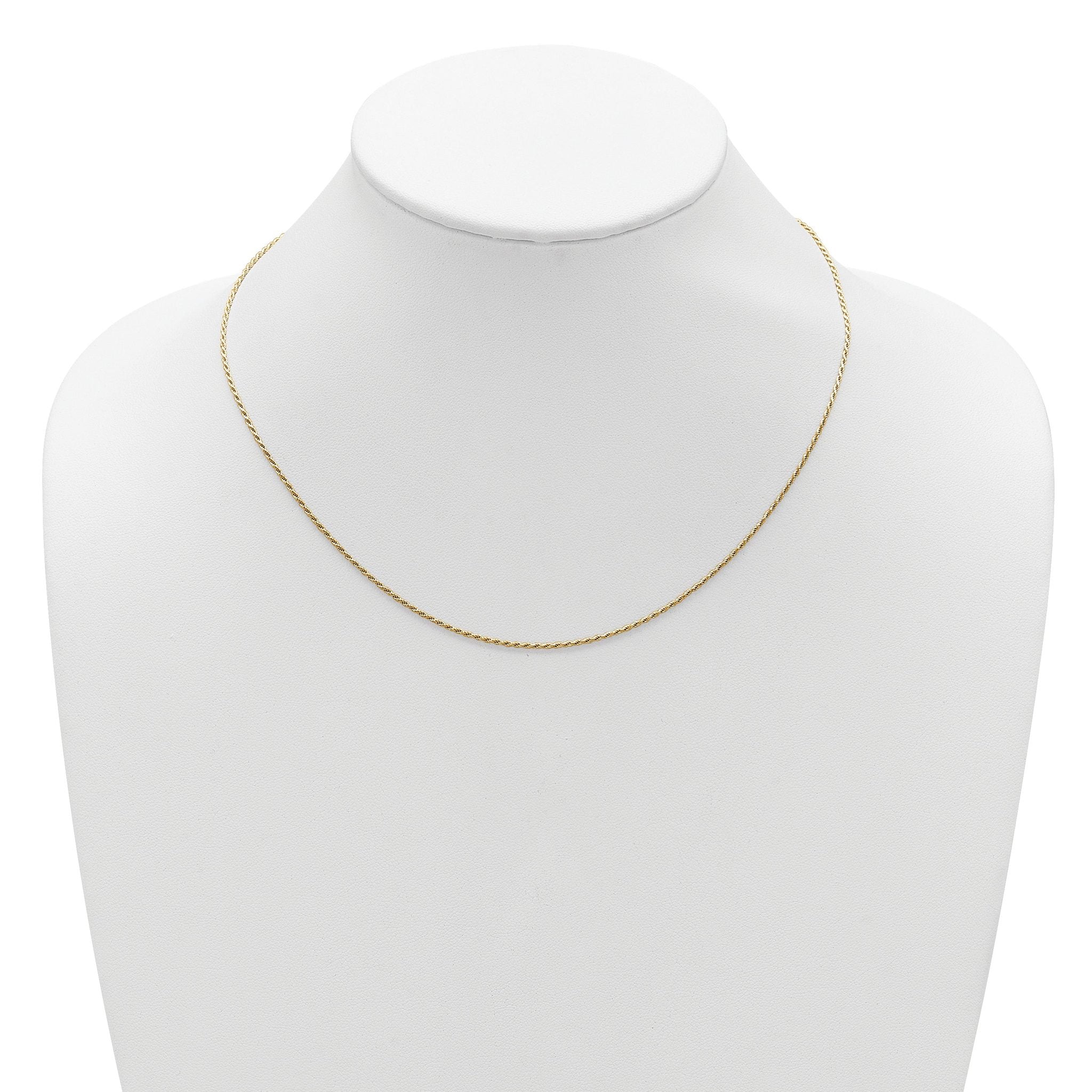Diamond-Cut Rope Chain in Gold-Plated Sterling Silver