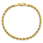 Diamond-Cut Rope Chain in 14K Yellow Gold