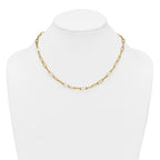 14k Polished 4.75mm Paper Clip Link 18 inch Necklace