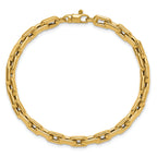 14K Polished Fancy Link Bracelet