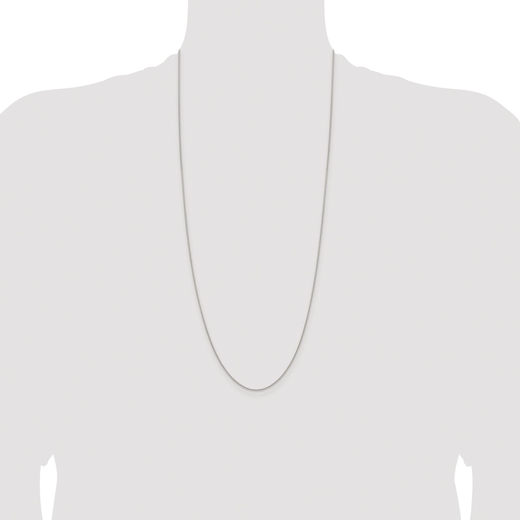 Diamond-Cut Spiga Chain Necklace in Sterling Silver
