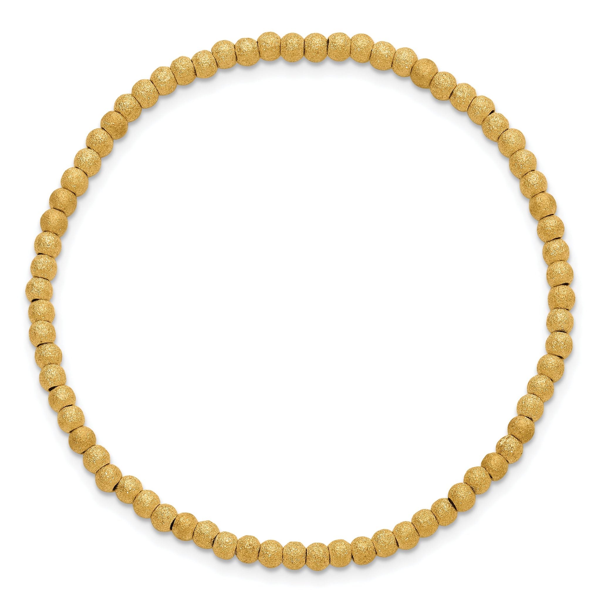 1/20 14K Gold Filled Stardust 3.0mm Stretch Bracelet Secondary image