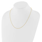 1.0mm 14K Yellow Gold Wheat Chain