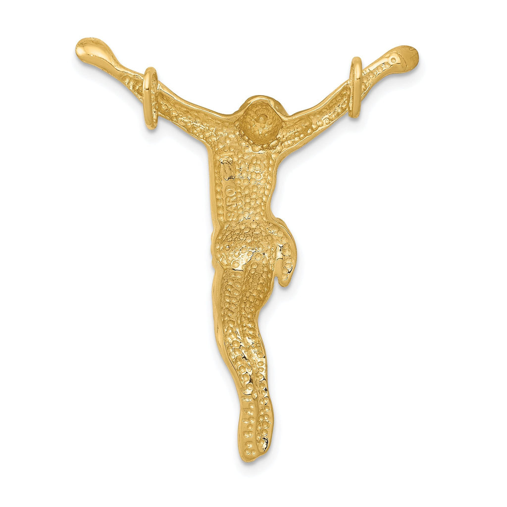 14K Yellow Gold Slide Pendant Elegant Design by Sophia Jewelers