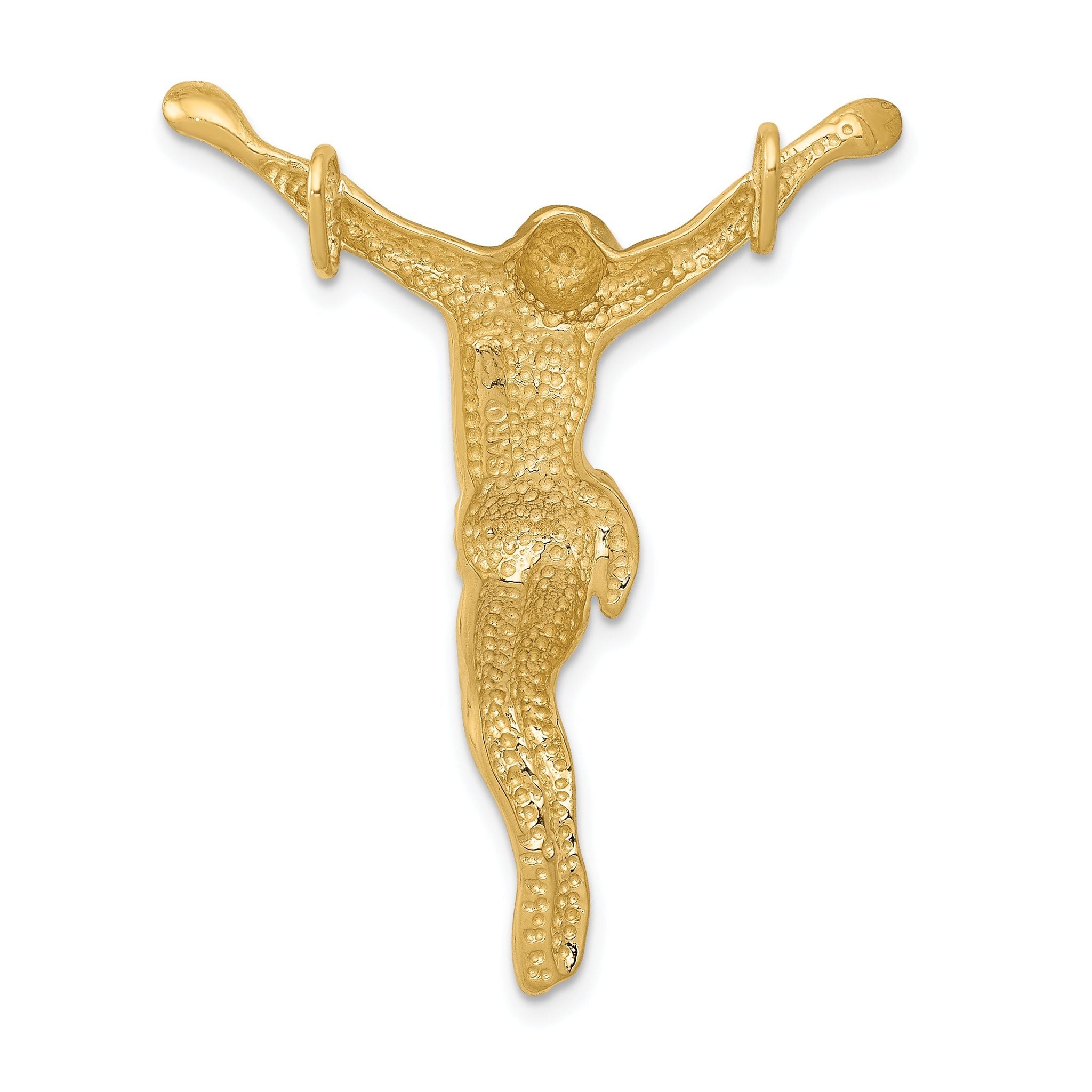 14K Yellow Gold Slide Pendant Elegant Design by Sophia Jewelers