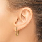 14k 1.00mm Endless Hoop Earring