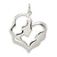 Sterling Silver 925 Mother & Baby Pendant with Polished Anti-Tarnish Finish