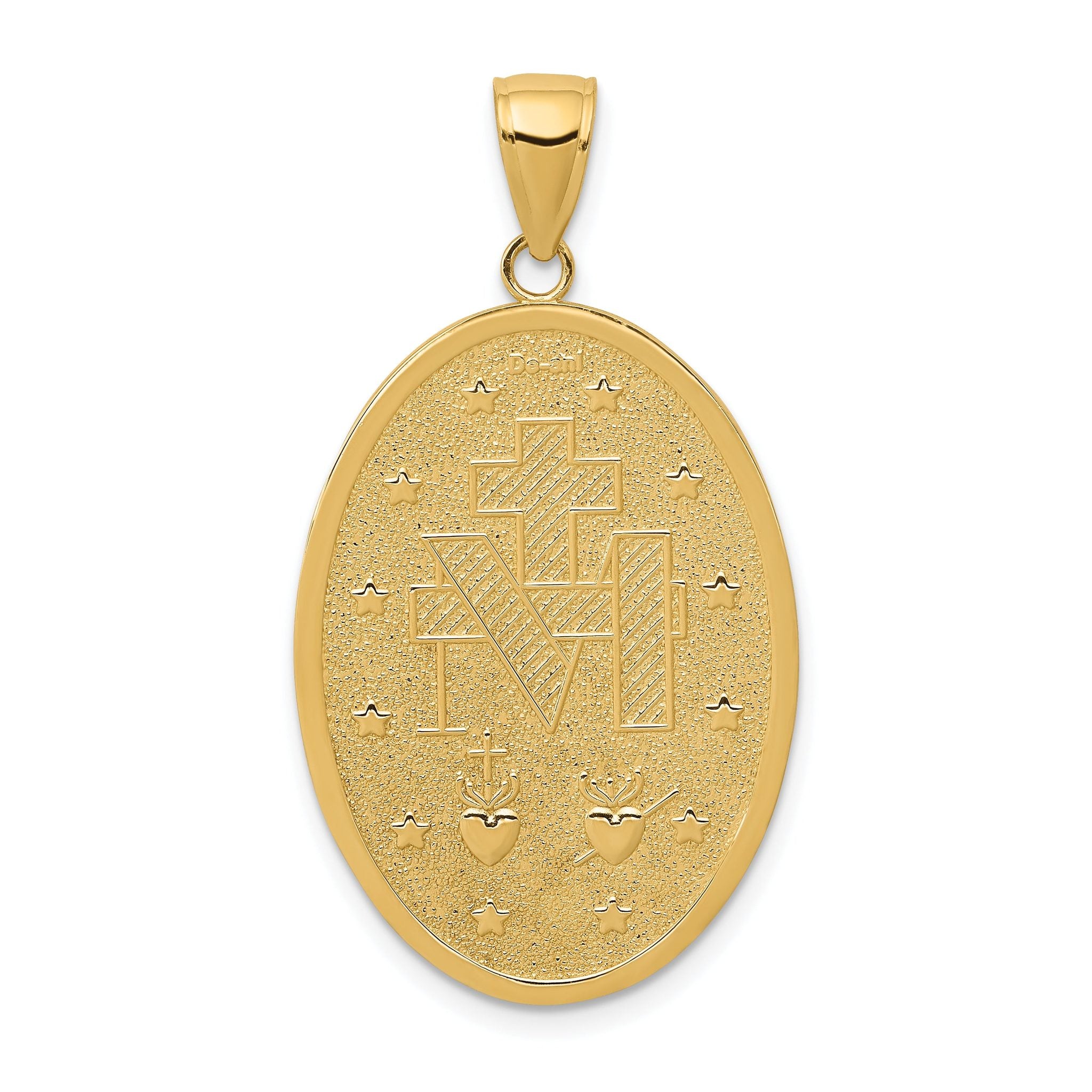 10k Miraculous Medal Pendant