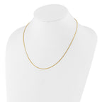 Sterling Silver Gold-plated Adjustable 1mm D/C Square Snake Chain