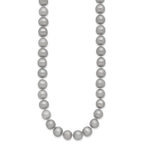 14K Gold Filled 8-9mm Grey Cultured Freshwater Pearl Necklace