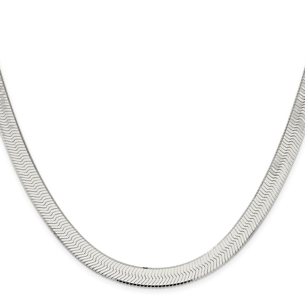 Magic Herringbone Chain Bracelet in Sterling Silver, 8.75mm