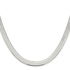 Magic Herringbone Chain Bracelet in Sterling Silver, 8.75mm