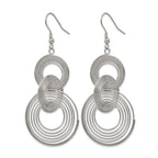 Stainless Steel Polished Drop Dangle Earrings for Women