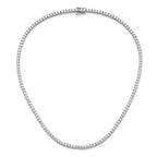 14k White Gold 10 carat Certified Lab Grown Diamond VS/SI+ G+ Complete 16 inch Tennis Necklace