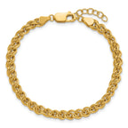 1/20 14K Gold Filled 4.25mm Wheat with ext. Bracelet