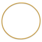 14K Beaded Slip-on Bangle