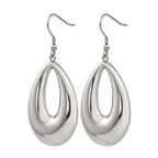 Stainless Steel Polished Teardrop Drop Dangle Earrings for Women