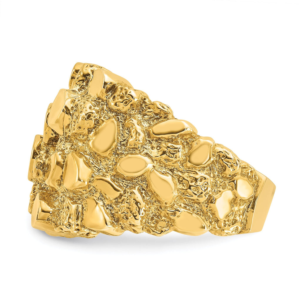 14k Men's Nugget Ring