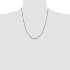 Diamond-Cut Rolo Cable Chain in Sterling Silver