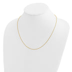 Adjustable Diamond-Cut Wheat Chain in 14K Yellow Gold