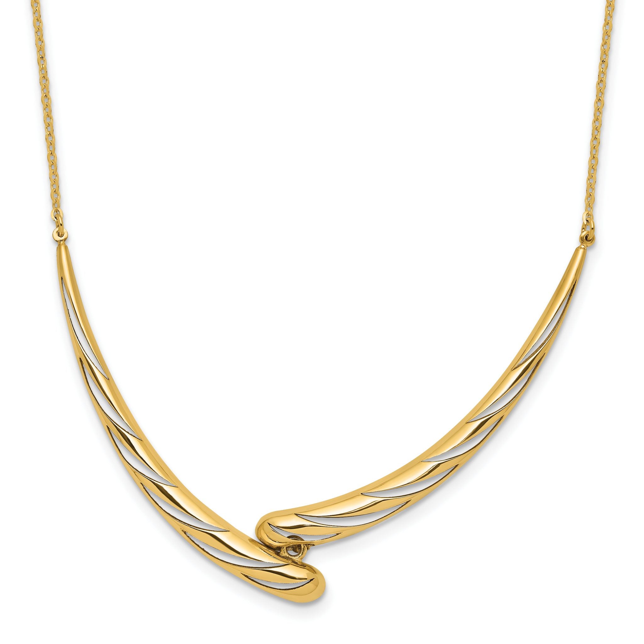 14k Polished Necklace Main image