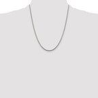 Diamond-Cut Spiga Chain Necklace in Sterling Silver