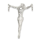 Sophia Jewelers Sterling Silver 925 Jesus Cross Pendant with Polished Anti-Tarnish Finish