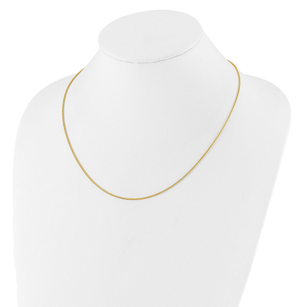 14K 1.4mm D/C Open Franco 1in+1in Adjustable Chain