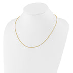 14K 1.4mm D/C Open Franco 1in+1in Adjustable Chain