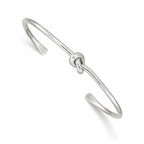 Sophia Jewelers 925 Sterling Silver Polished Knot Cuff Bracelet for Women