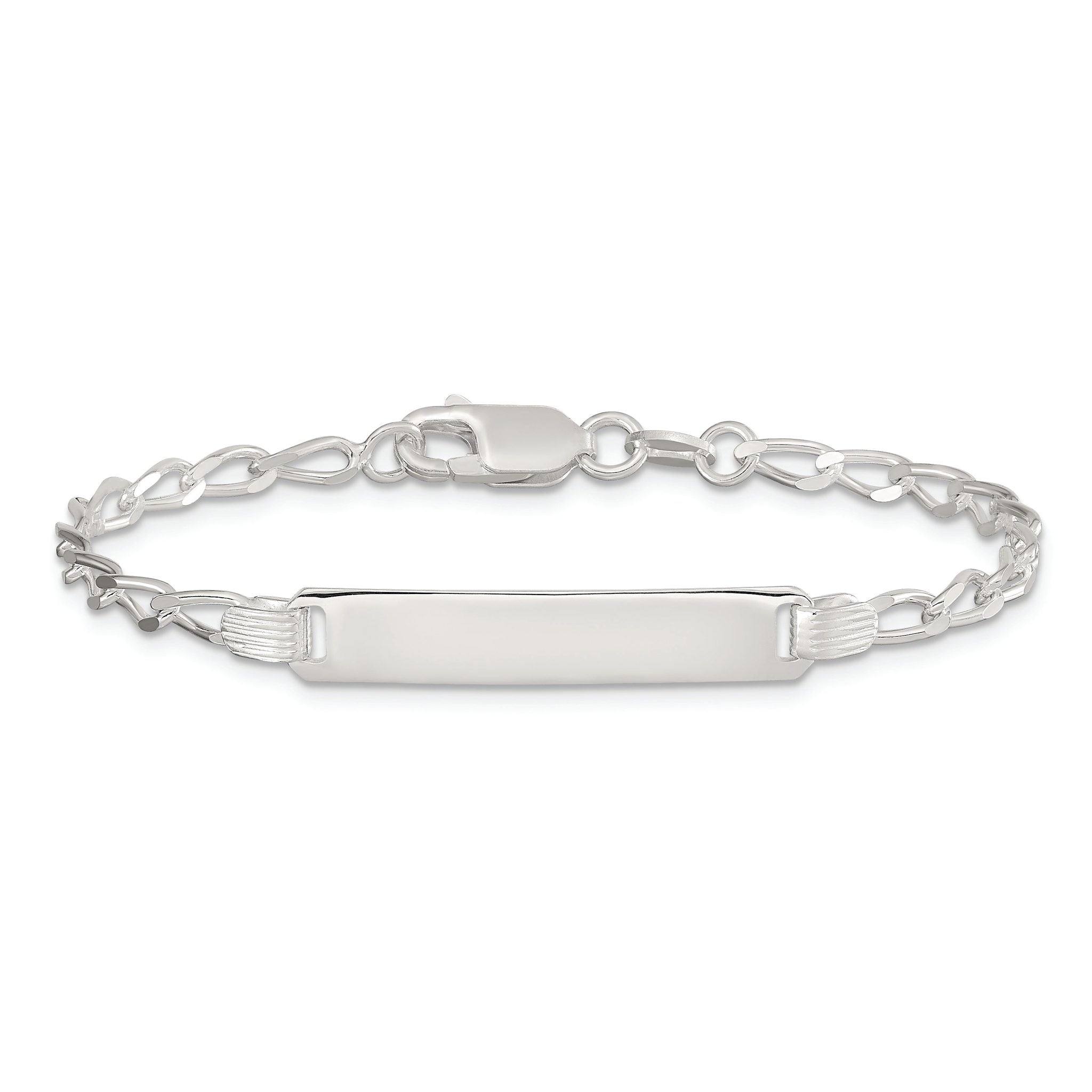 Sterling Silver Children's ID Bracelet Main image
