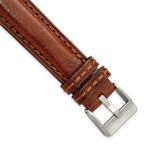Havana Belting Leather Watch Band in Brown, 24mm