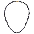 14k 6-7mm Black Near-Round Freshwater Cultured Pearl 7.5 inch Bracelet
