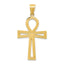 Sophia Jewelers 14K Gold Ankh Cross Pendant with Polished Finish
