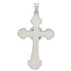 Sophia Jewelers Sterling Silver 925 Polished Antiqued Cross Pendant