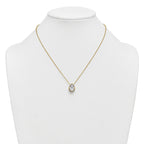 14k 4 carat Certified Lab Grown Diamond VS+ F+ Pear Complete 18 inch Bezel Set Solitaire Necklace