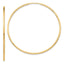 Endless Tube Hoop Earrings in 10K Yellow Gold