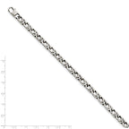 Stainless Steel Polished 6mm Fancy Link Bracelet