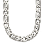 Chisel Stainless Steel Men's Polished Fancy Link Necklace Gift Ready 24 Inch