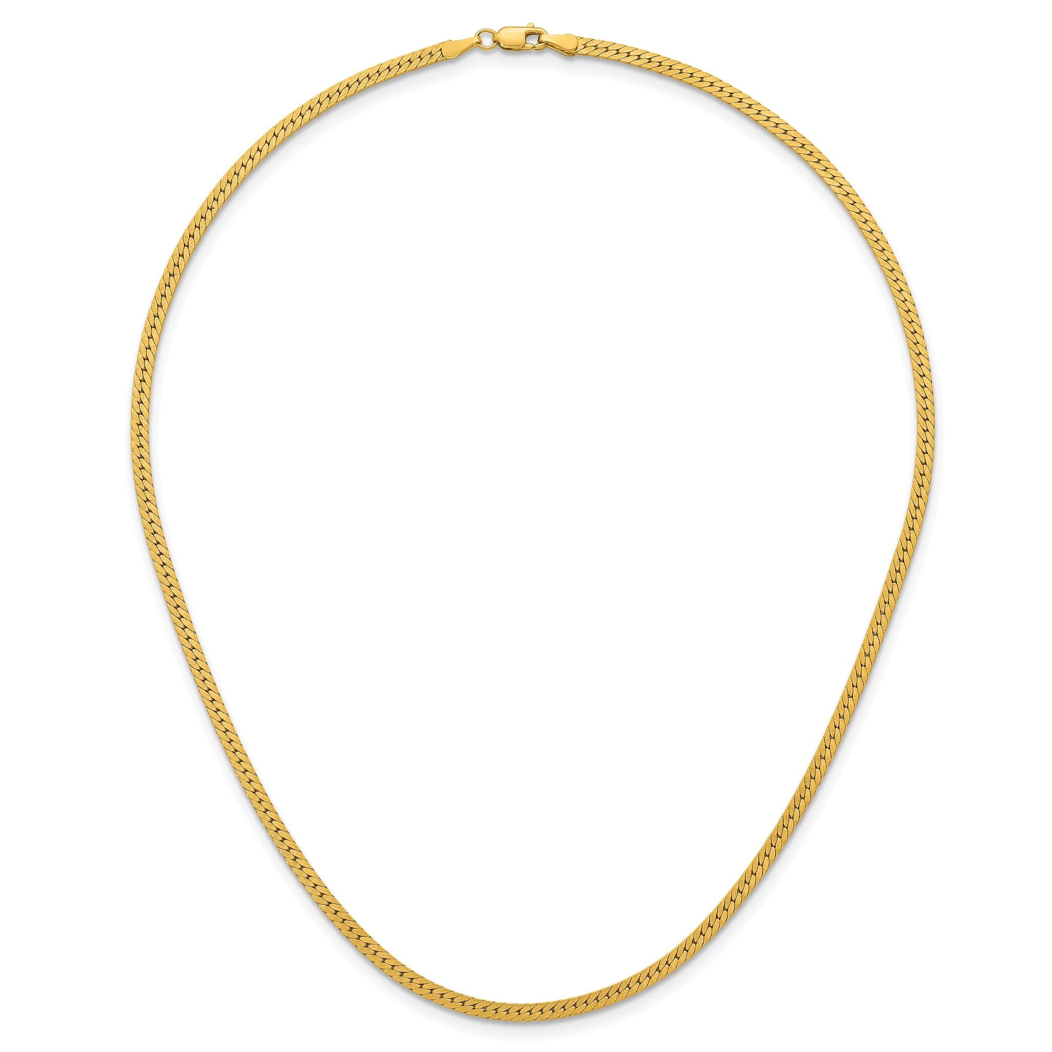 Herringbone Chain Necklace in 14/20 Gold Filled, 2.5mm