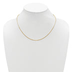 Box Chain in Gold-Plated Sterling Silver, 1.2mm