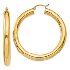 14k Polished 5mm Tube Hoop Earrings