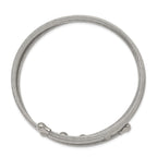 Stainless Steel Polished Flexible Coil Bangle Bracelet for Women