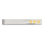 Stainless Steel Gold Tone Tie Bar Engravable with Polished Finish