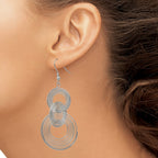 Stainless Steel Polished Drop Dangle Earrings for Women