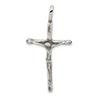Sterling Silver 925 Crucifix Charm with Polished Antique Finish